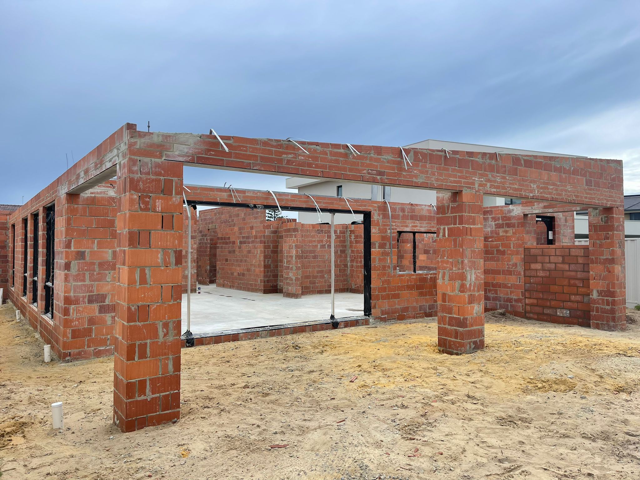 Branksome Gardens City Beach custom residence brickwork photo 5